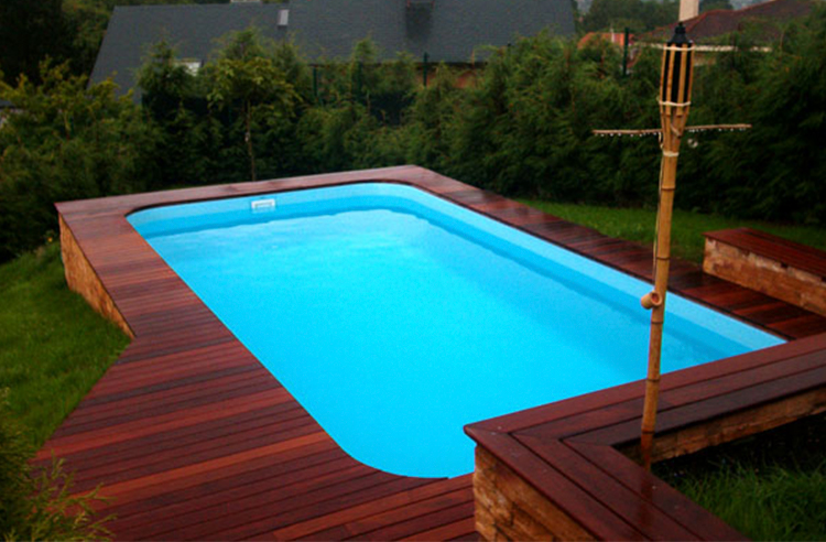 Piscina de fibra modelo Compacta
