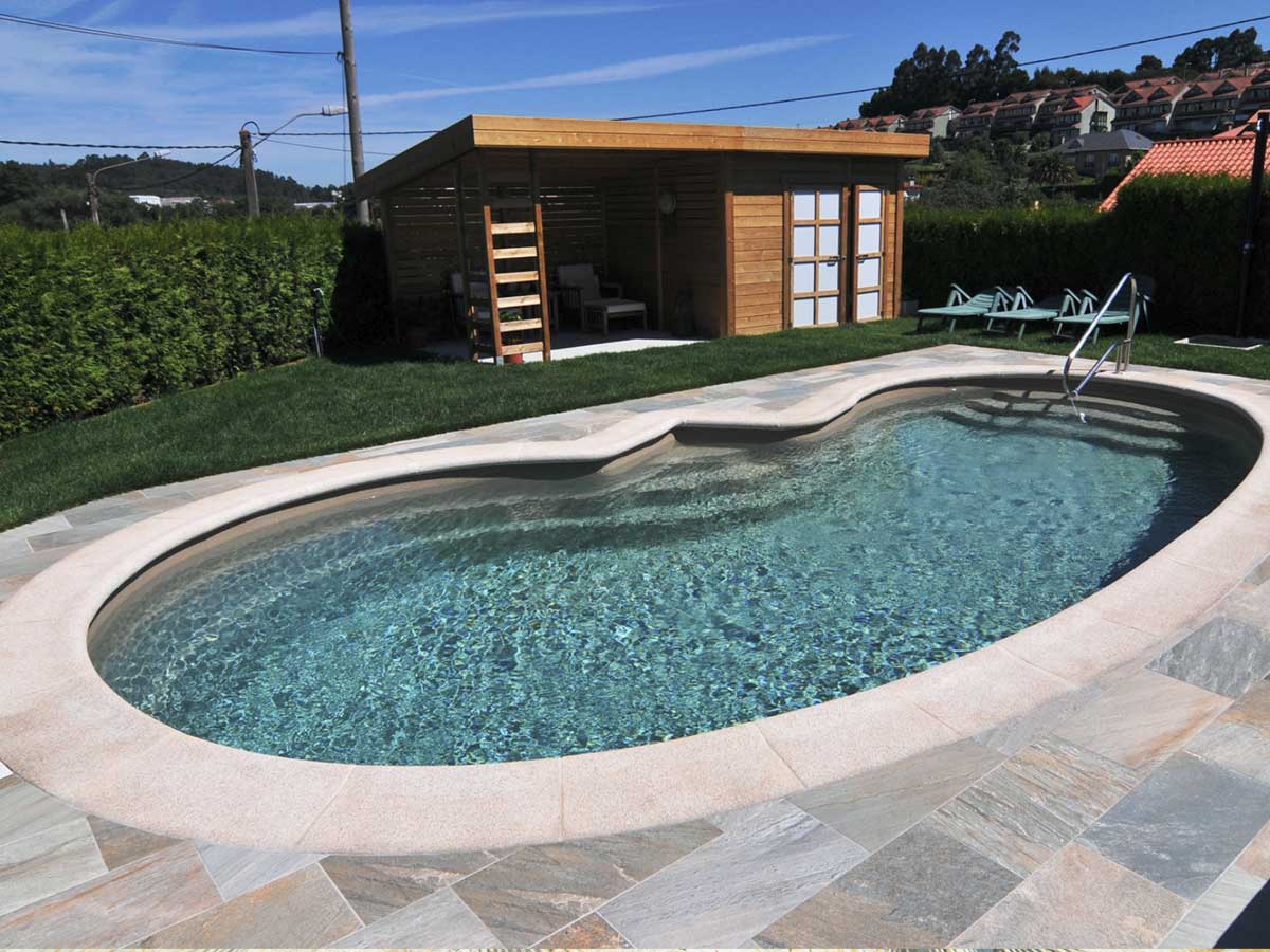 Piscina prefabricada de fibra Topacio 4