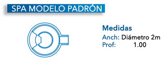 Spa Modelo Padrón - Piscinas prefabricadas de fibra 7