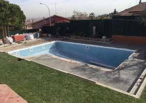 Reformar las dimensiones de una piscina