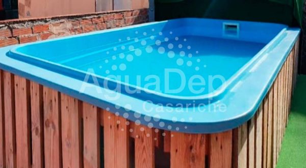 Piscina infantil de fibra