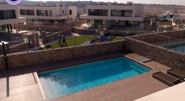 Piscina comunitaria de fibra Comunidad
